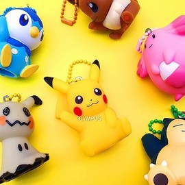 Therapit Pokémon Capsule Catch Figure Keyring Random Character Keychain Toy Keyring Keyholder / 포켓몬 캡슐 캐치 피규어 키링 랜덤 캐릭터 키체인 장난감 열쇠고리 키홀더