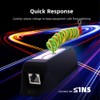 Gigabit PoE+ Ethernet Surge Protector 10KV Lightning Suppressor LAN Network