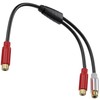 Tunghey 2Pack RCA Splitter Cable, 1 Female to 2 Female