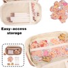 Xvbhaq Large Capacity Capybara Pencil Case Cute Transparent Multi-Layer Plush