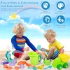 POWZOO Sand Toy Set, 24 Piece Beach Toy Children, Travel
