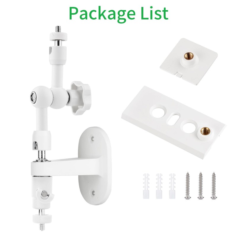 2-in-1 Wall Mount for Solar Panel, Stick Up Cam Battery,