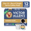 Victor Allen's Coffee Decaf Morning Blend, Light Roast, 12 Count,