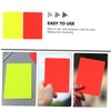 BESPORTBLE 6pcs Portable Referee Cards Kit Red Yellow Cards for