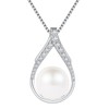 Gifts for Wife Necklace for Women Sterling Silve Pearl Necklace