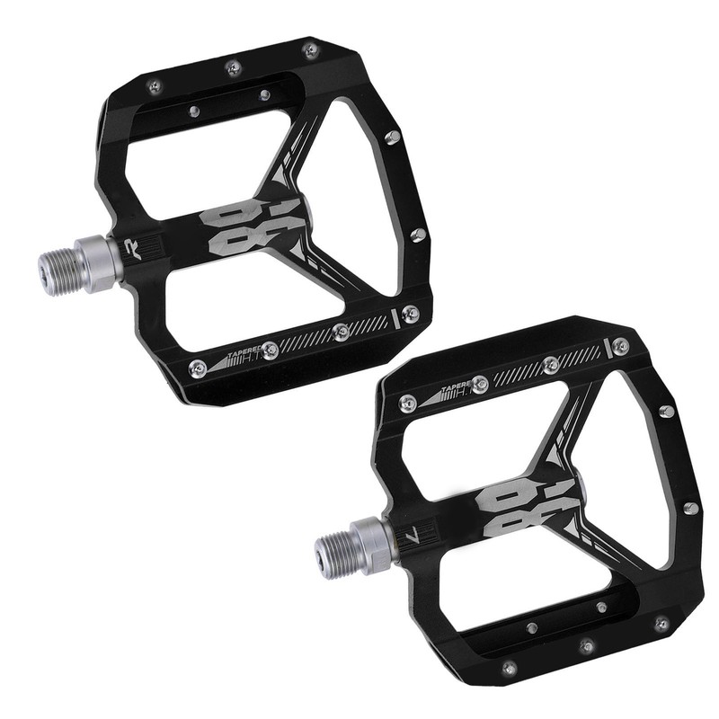 Enlee 2pcs Mountain Bike Pedals NonSlip DU Bearing Lightweight Bicycle