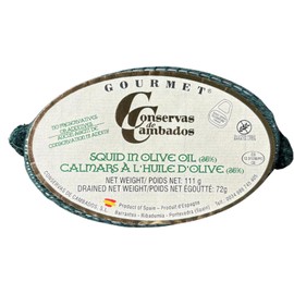 Squid in olive oil - Conservas de Cambados, 111g cans