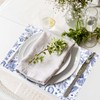 JarThenaAMCS 50 Sheets Blue White Floral Paper Placemats Chinoiserie Flower