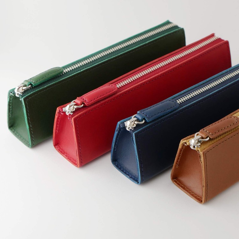 Slip-On Pen Case, Italian Leather, Size M, BT Camel