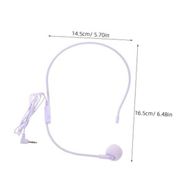 SUPVOX Wired Ear Hanging Microphone Distinctive High Sensitivity Condenser Mic for Musicians Voice Amplifiers and Stage Shows Comfortable Wear for Extended Use and Dependable Audio