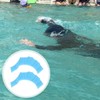 Finger Swim Fins Webbed Gloves M 4ea