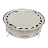 Portable Round Barbecue Charcoal Grill Multifunctional Compact Charcoal Stove for