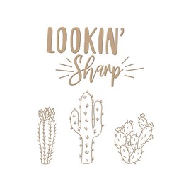 Spellbinders Glimmer Hot Foil Plate - Lookin' Sharp