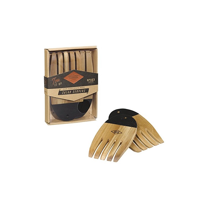 Gentleman's Hardware Wooden Salad Servers