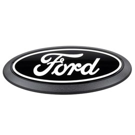 Ford 2024+ F-150 OEM Black Appearance Package Front Grille Emblem Without Camera RL3Z-16605-N