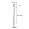 sourcing map Split Splint 2.5 x 30 mm Stainless Steel