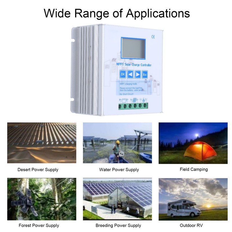 MPPT Solar Charge Controller Efficient Charging Anti Reverse Solar Panel