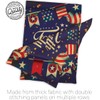 Breeze Decor Celebrate Independence Day Burlap Garden House Flag-Kit Patriotic
