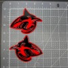 Emblem Badge 2PCS Shark Emblem Badges – 3D Aggressive Racing