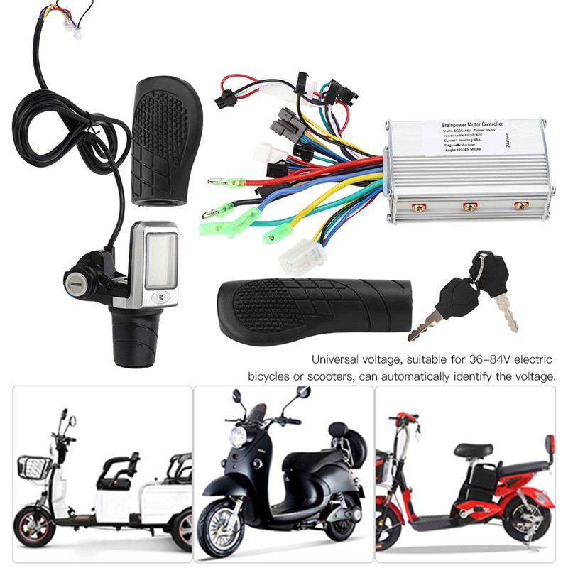 2 in 1 Electric Bicycle Electric Scooter Controller LCD Split