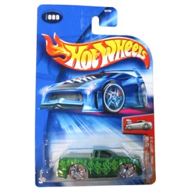Hot Wheels 2004 First Editions 'Tooned Chevy S10 89/100 GREEN 089