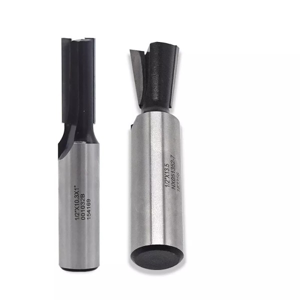 Unbranded 2 pcs 1/2" Sh Dovetail 7° Router Bit Set