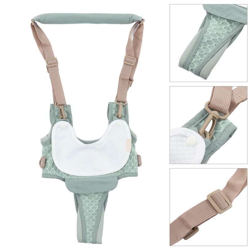 Baby Walking Harnesses Lightweight Adjustable Detachable Crotch Pad Handheld Toddler