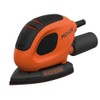 BLACK+DECKER BLACK+DECKER Mouse 55W Detail Sander with 6 Sanding Sheets,