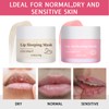 Strawberry Lip Scrub & Mask Set, Strawberry Lip Care Kit,