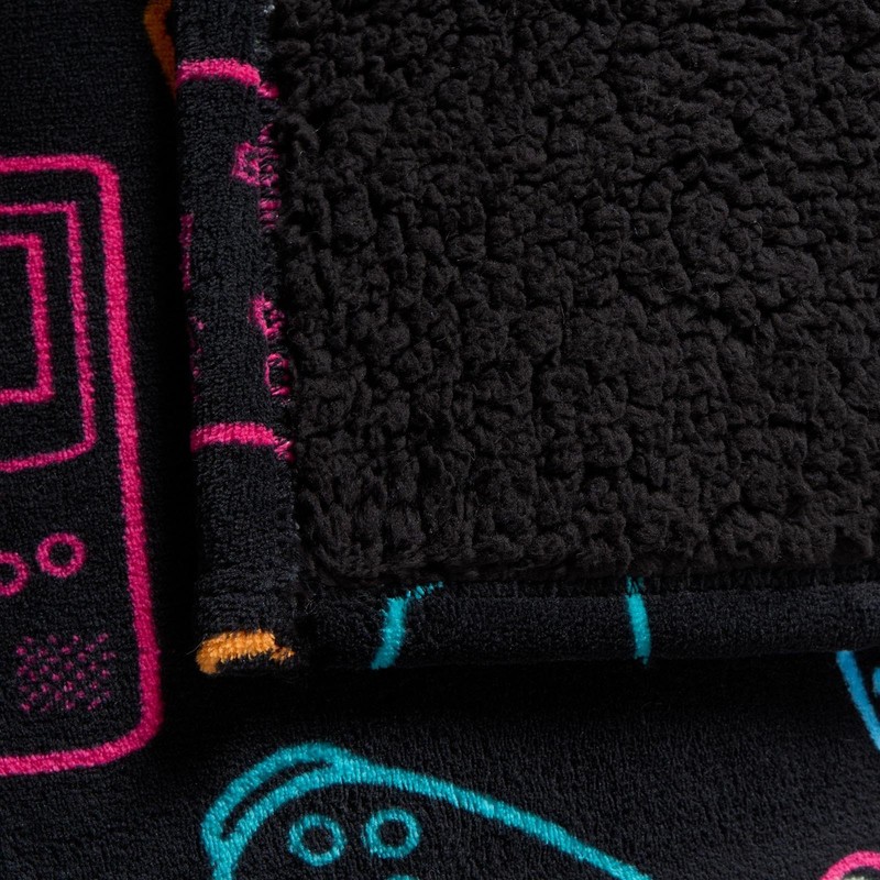 OHS Gaming Fleece Blanket Throw, Ultra Soft Winter Warm Kids