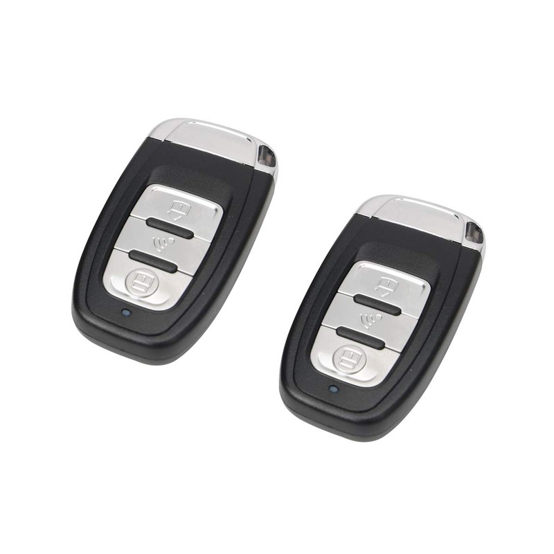 HIWOWSPORT 9pcs Car Keyless Entry Engine Start Alarm System Push