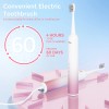 SEJOY Sonic Electric Toothbrush Rechargeable With 8 Brush Heads 6