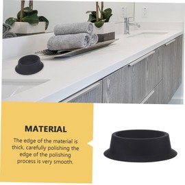 MERRYHAPY 1Pc Shaving Bowl for Men Portable Foaming Cup Non Slip Design Easy to Clean Shaving Soap Bowl Durable and Travel Friendly Black