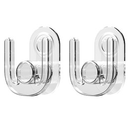 LONGRUI Clear Adhesive Wall Mount Shoe Rack, 2-Pair Capacity, Space-Saving Storage Holder for Entrance & Bathroom Two-Product Combination