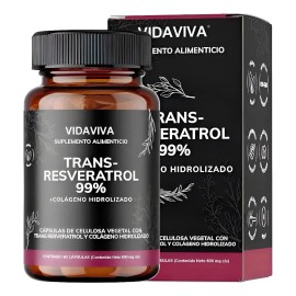 Trans Resveratrol 99% - 100% Hidrolizado Polvo Y Calcio