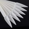 160 Pieces Nail Swatch Sticks Natural Stiletto Nail Display Tips