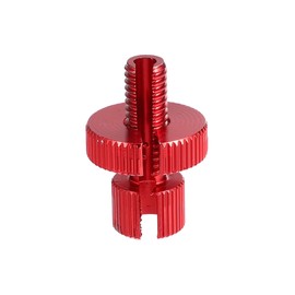 X AUTOHAUX 1 Pcs M8 Brake Clutch Cable Line Adjuster Screw Red