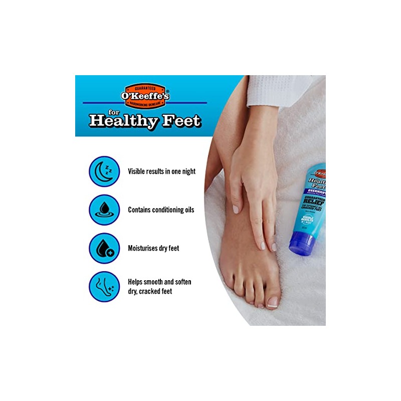 O’Keeffe’s Healthy Feet Overnight 80ml