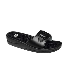 Scholl Women's New Massage Slippers, black