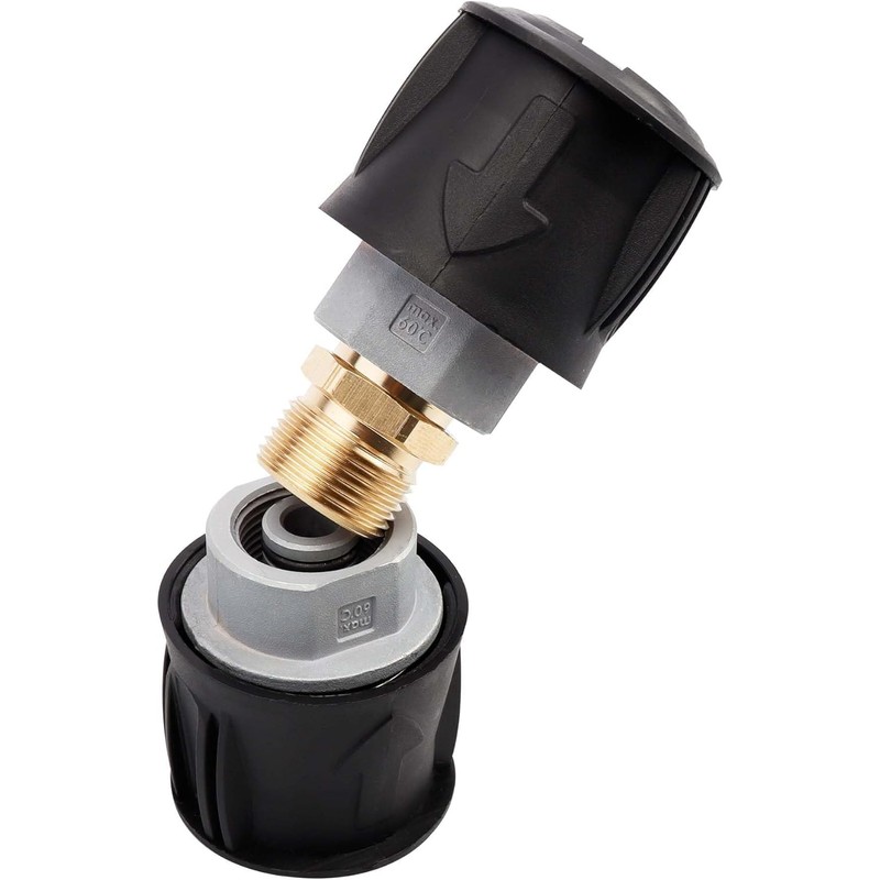 Holdonelight Karcher Pressure Washer Quick Connect Adapter - Brass M22