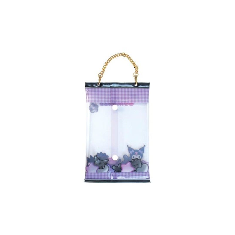 Tees Factory Sanrio SR-5544269PB Package Style Outing Pouch, Purple Black
