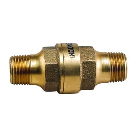 Midline Valve 681U034-OM Ball Drip Valve; Automatic Drain for Fire Department Connection Pipe; Horizontal Use; 3/4 in. MIP; Brass