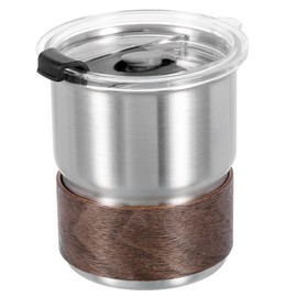 uxcell 304 Stainless Steel Cups with Sleeves & Lid, 10oz Double Wall Water Glasses Cup Shatterproof Drinking Tumbler for Home Office Bar Restaurant