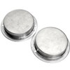 2pcs Stainless Steel Sliding Door Pull Handle Flush Recessed Circular