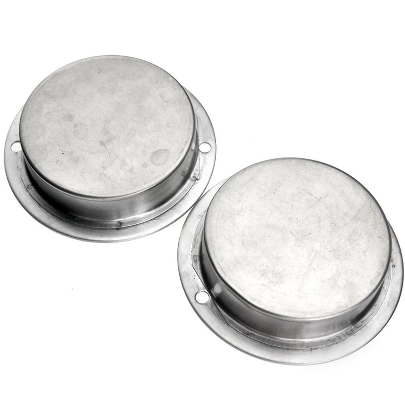 2pcs Stainless Steel Sliding Door Pull Handle Flush Recessed Circular