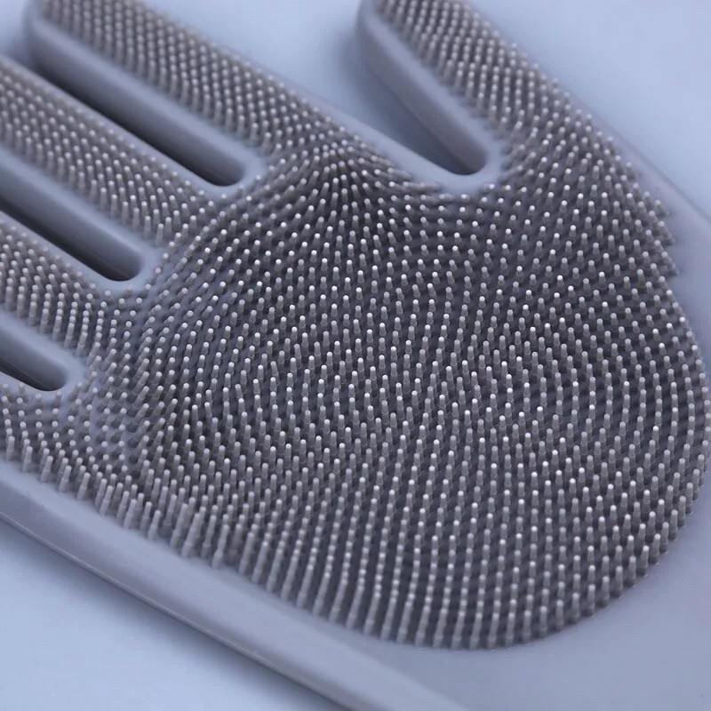 Random Living Pet Grooming Silicone Gloves