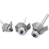 Akylin 3Pcs Roman Ogee Router Bit Set,1/4" Shank,Bearing Guided Decorative