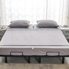 Kingnex Striped Split Top California King Sheets Sets for Adjustable