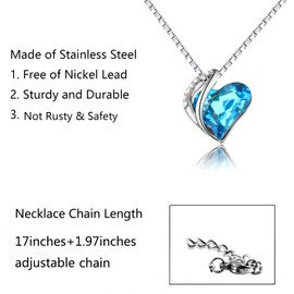 FUSTMW Daughter in Law Necklaces from Mother in Law Heart Pendant Necklace Gifts Jewelry, Small, Stainless Steel, No Gemstone