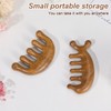 ViEinkaufen 2 Packs Wooden Massage Comb Wide Tooth Massager No
